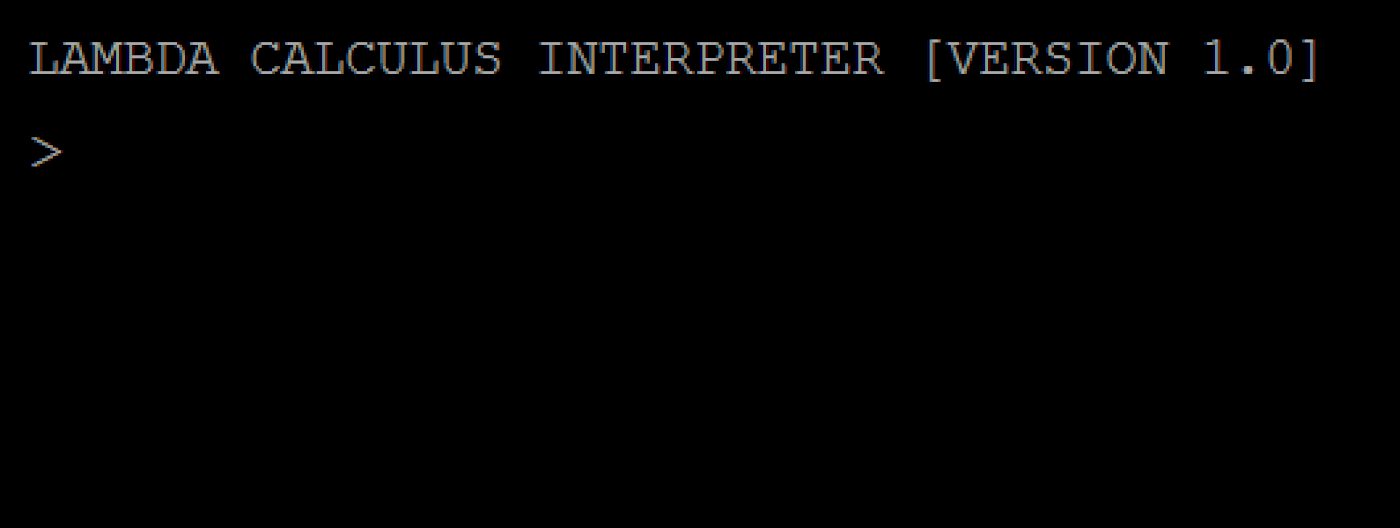 Lambda Calculus Interpreter